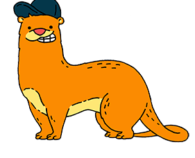 Happy otter