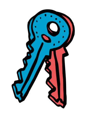 Illustration of a key