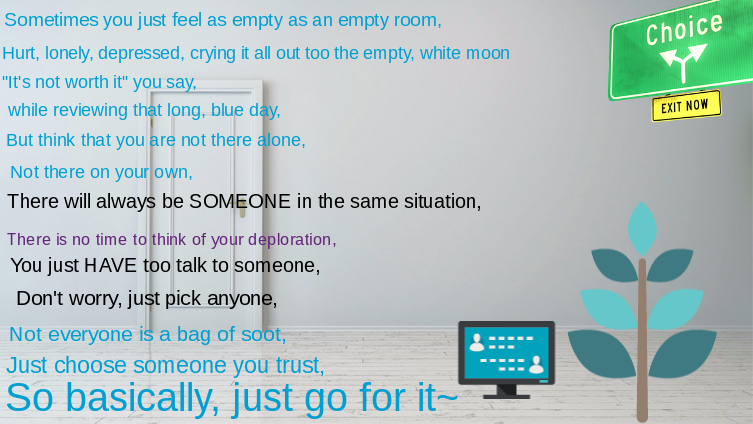 Poem For Telling Someone You Trust Childline