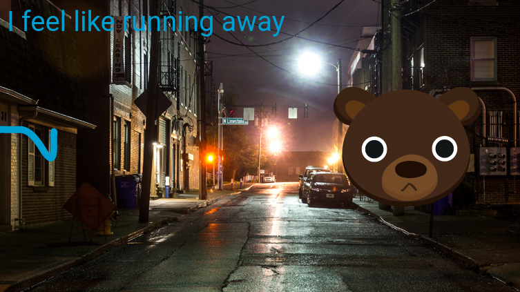 Wanting to run away