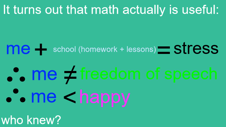 math is actually useful!
