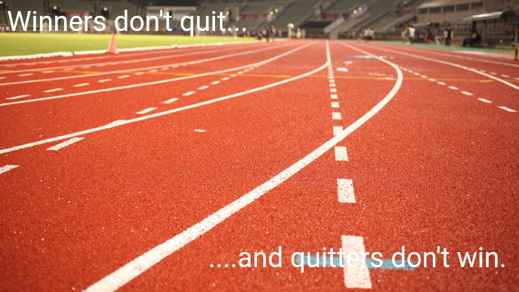 Winners don't quit