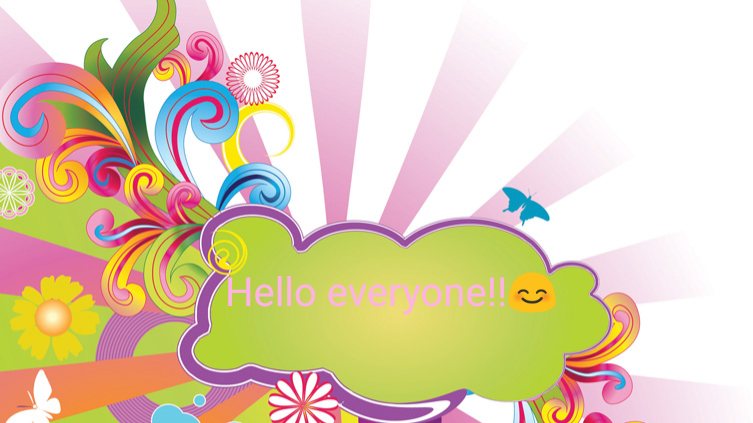 Hello everyone!!😊