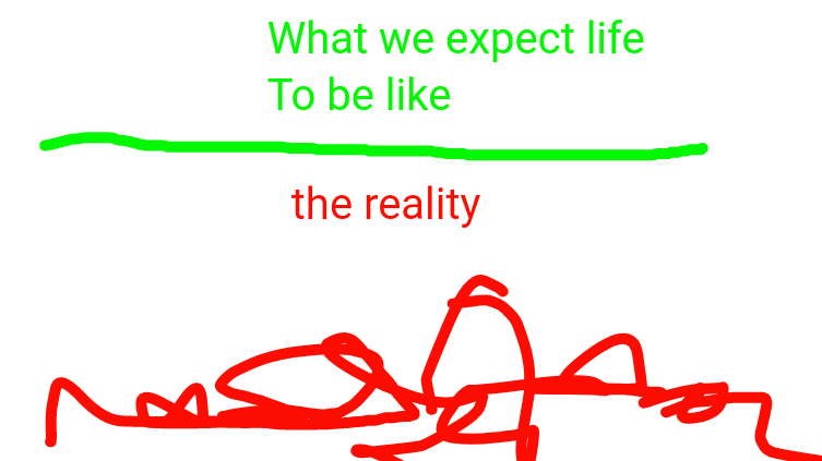 Our life successful expectations and reality