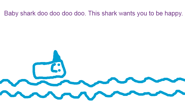 Baby shark doo doo doo doo