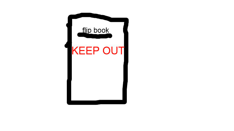 flip book sadness
