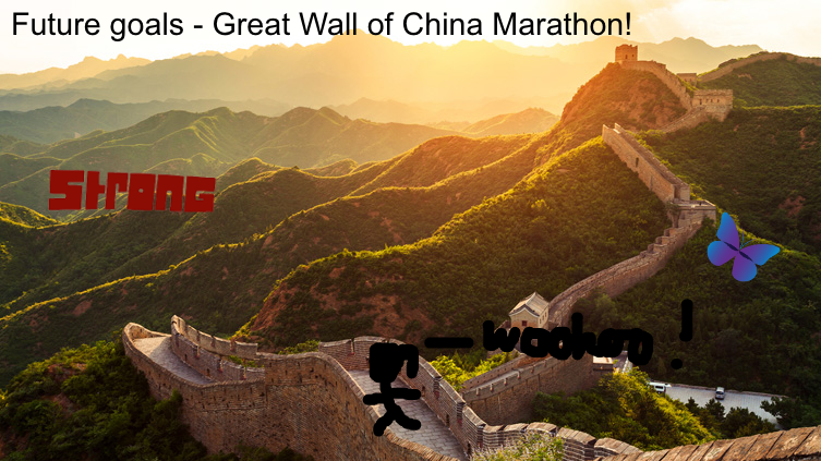 Future Goals - Great Wall of China Marathon!