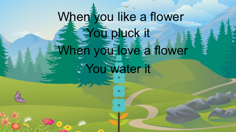 Flower quote