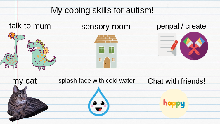 My copings skills for ASD!