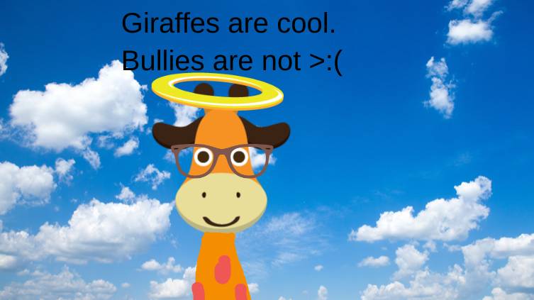  Giraffe spreading positivity. Stay safe online folks.