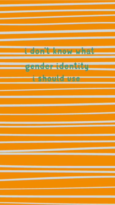 i don't know my gender identity