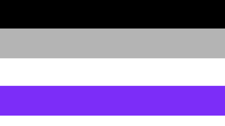 Asexual flag :D
