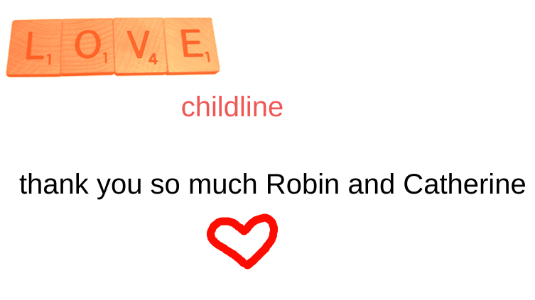 thanking robin and catherine
