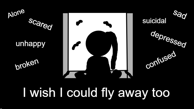 wish i could fly away