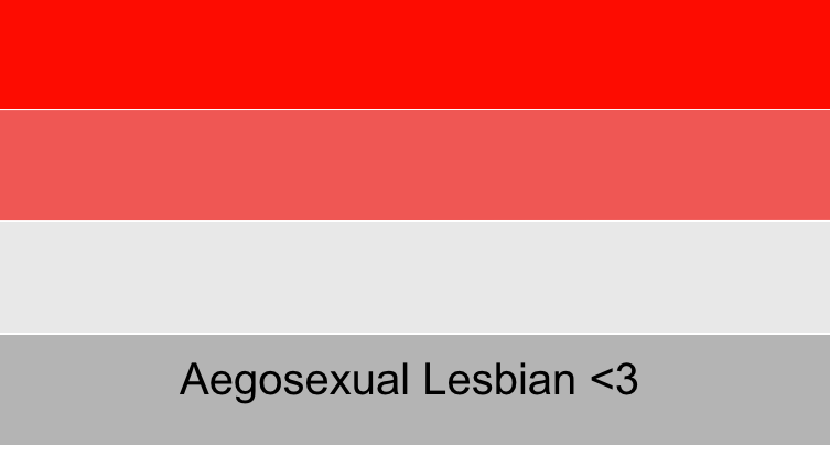 Aegosexual Lesbian