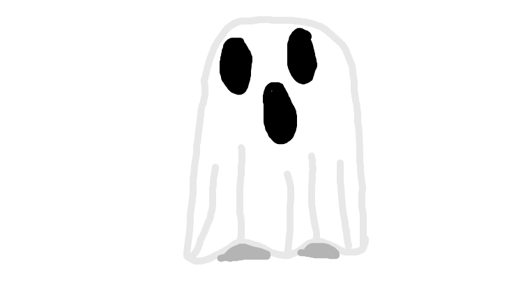  Not Scary Ghost- i'm not scared of ghosts