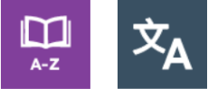 Dictionary and translate buttons Dictionary and translate buttons