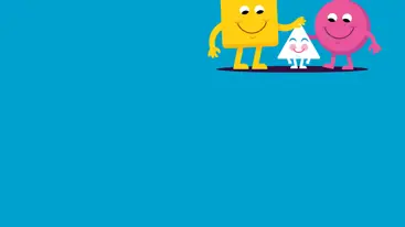 Illustration of a family of 2 parents and a child all smiling
