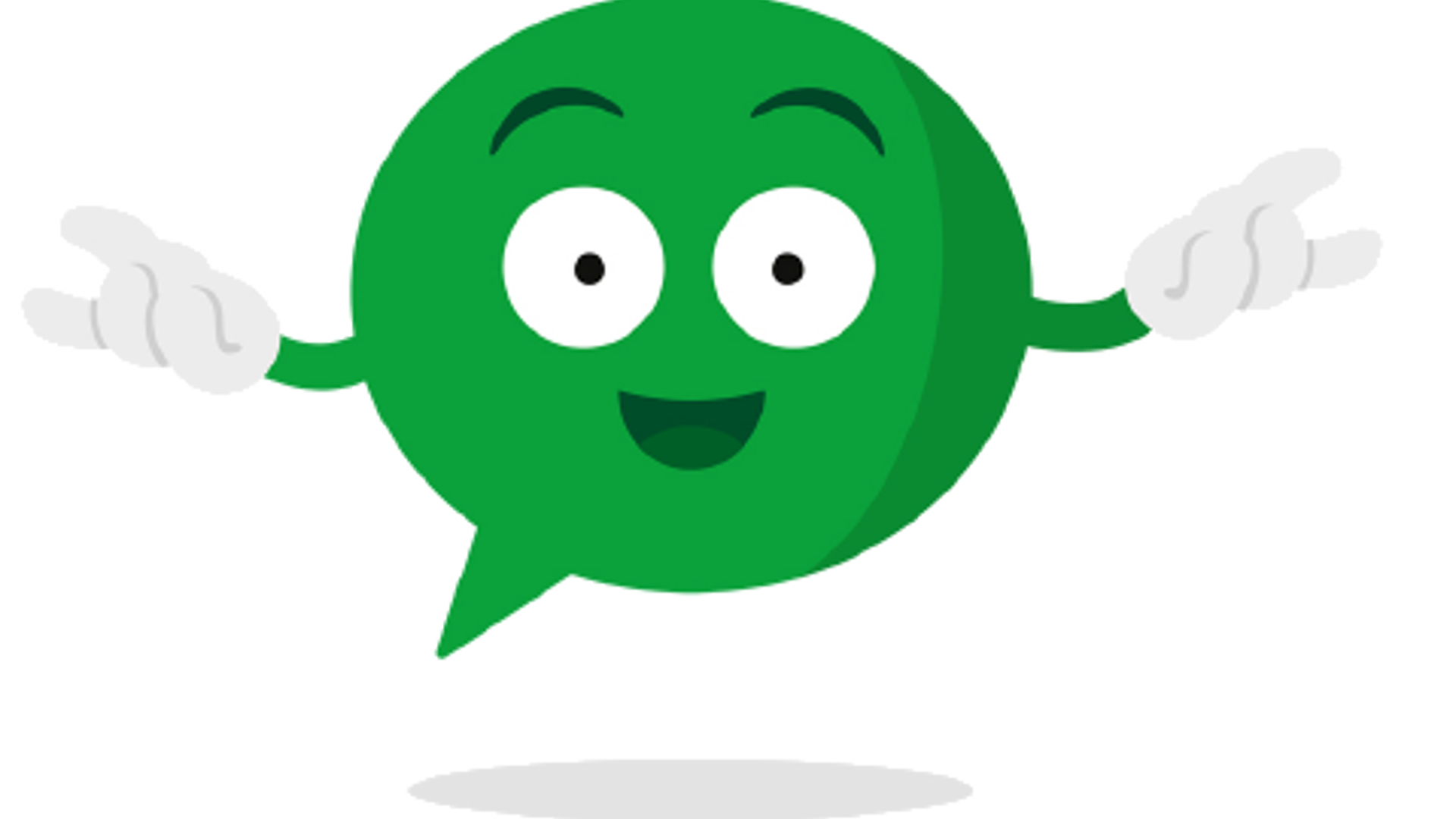 Buddy with his arms out