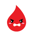 Angry raindrop