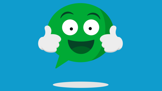 Buddy giving two thumbs up