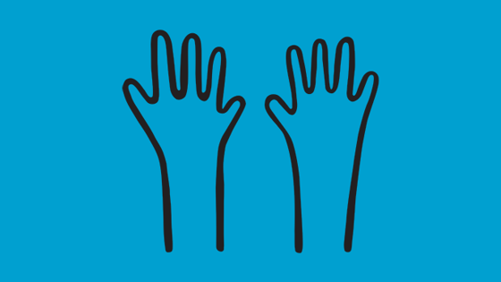 Childline_RM_Illustrations_BW-RGB_Hands Up-spotlight.png