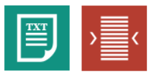 Image of text only buttons Image of text only buttons