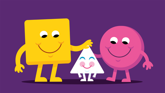 An illustration of a family