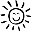 Illustration of a smiling heart.