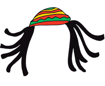 Hat and hair
