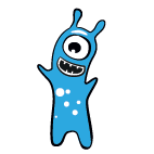 Blue monster