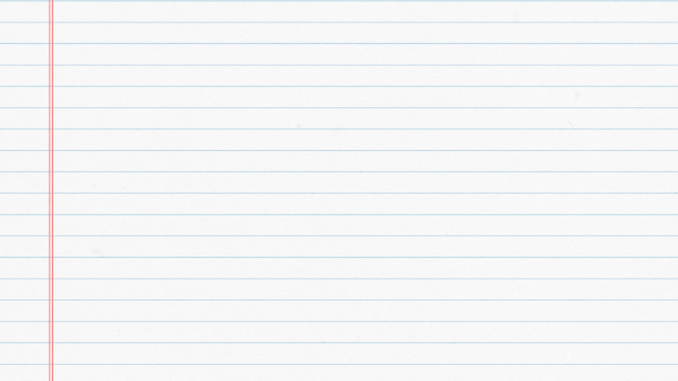 Lined paper