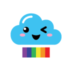 Rainbow cloud